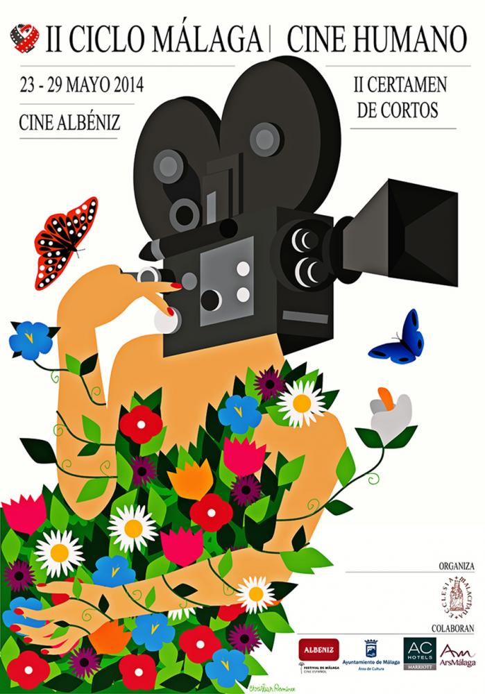 El porqué del cartel del II Ciclo Málaga de Cine Humano