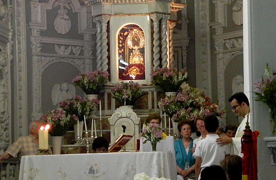Monda peregrina al Santuario de la Fuensanta de Coín