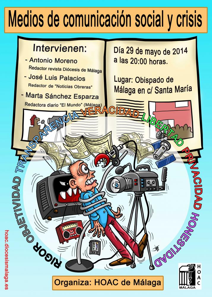 Cartel anunciador de la mesa redonda