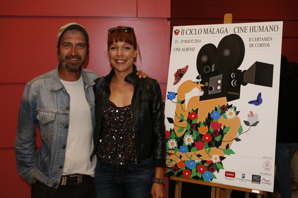 Ignacio Nacho y la productora Marta Pavón