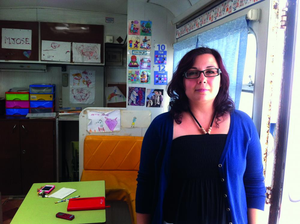 María José Peña, profesora del colegio del circo