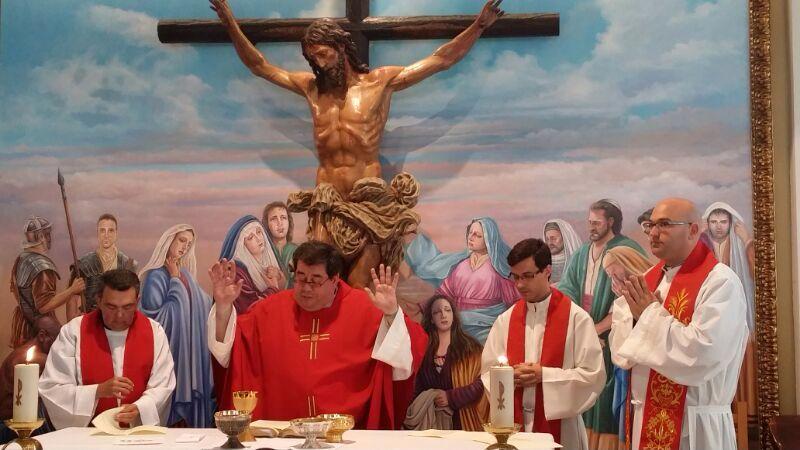 Primera Misa de Francisco Hierro en El Buen Pastor (Málaga) el 29 de junio