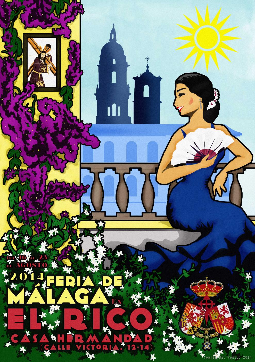 Cartel de El Rico para la feria