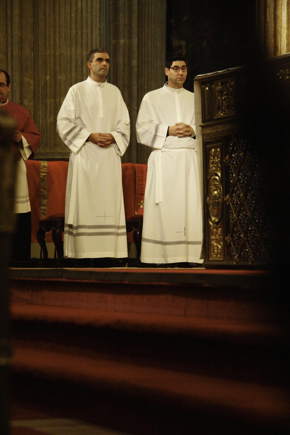 Ceremonia de la ordenación de diáconos