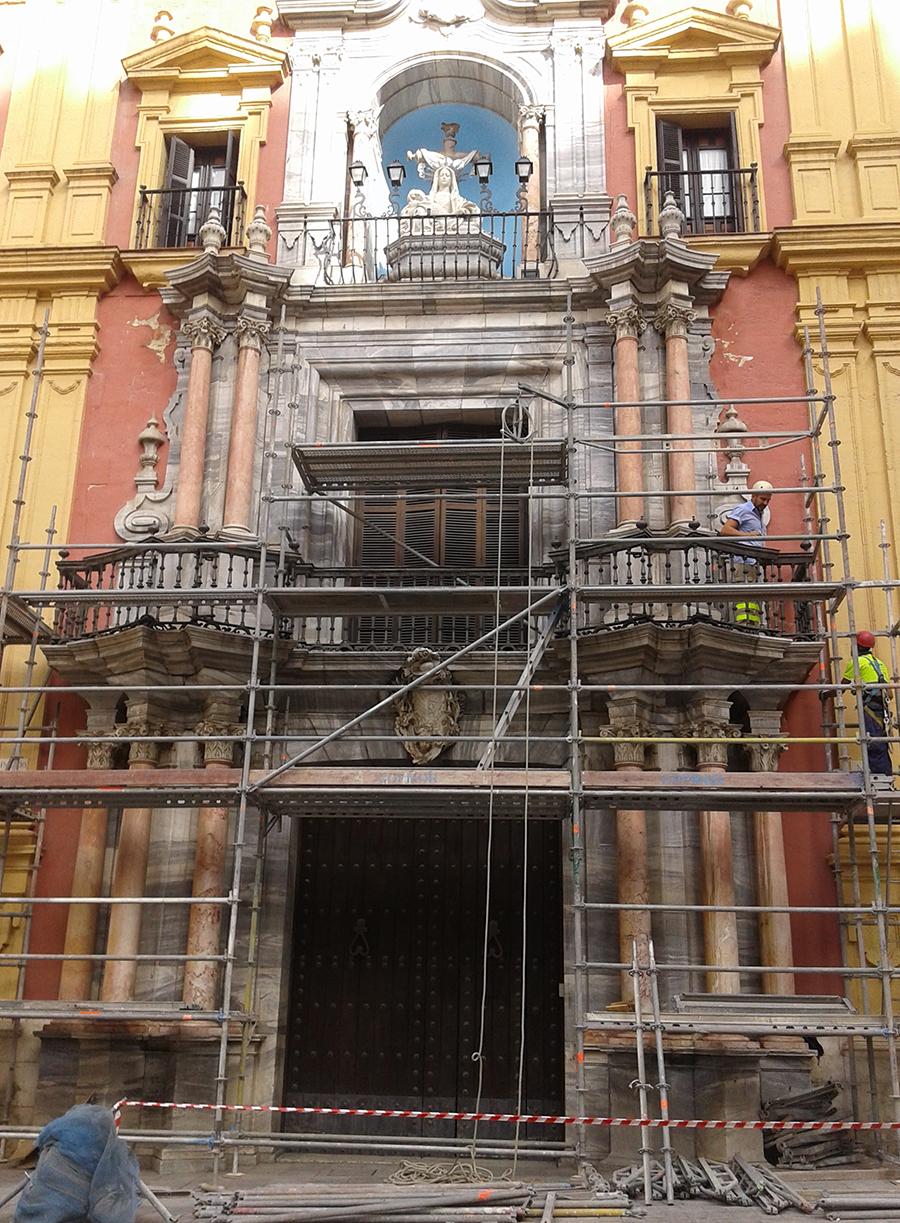 Restauración de la fachada del Palacio Episcopal