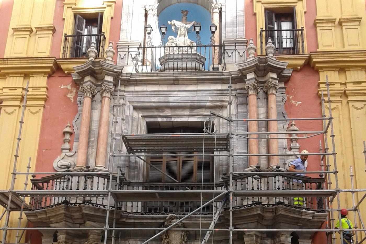 Restauración de la fachada del Palacio Episcopal
