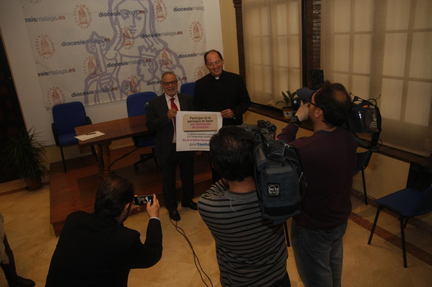 La rueda de prensa se ha celebrado en el Obispado