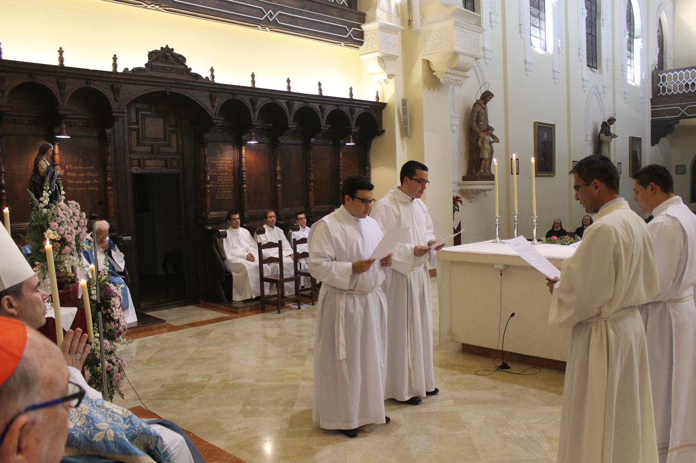 Vísperas en la capilla del Buen Pastor