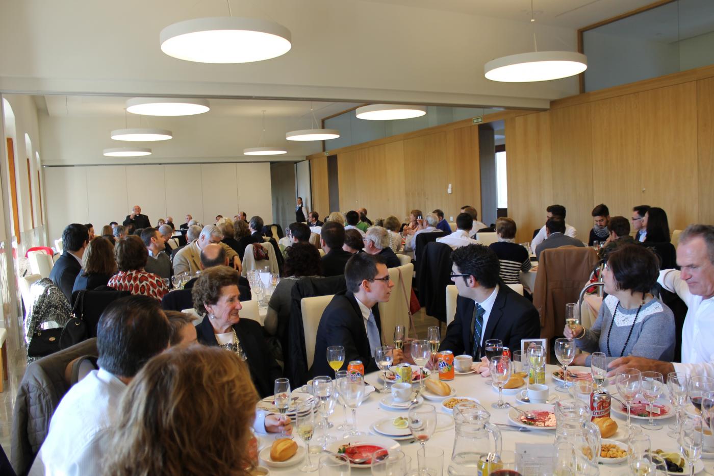 Las familias de los seminaristas almorzaron en el Seminario