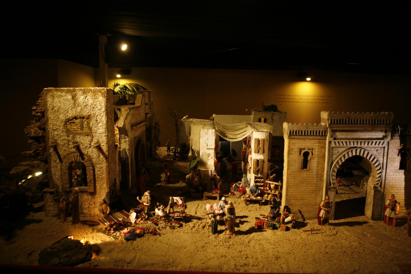 El belén de la Catedral se inspira en Málaga
