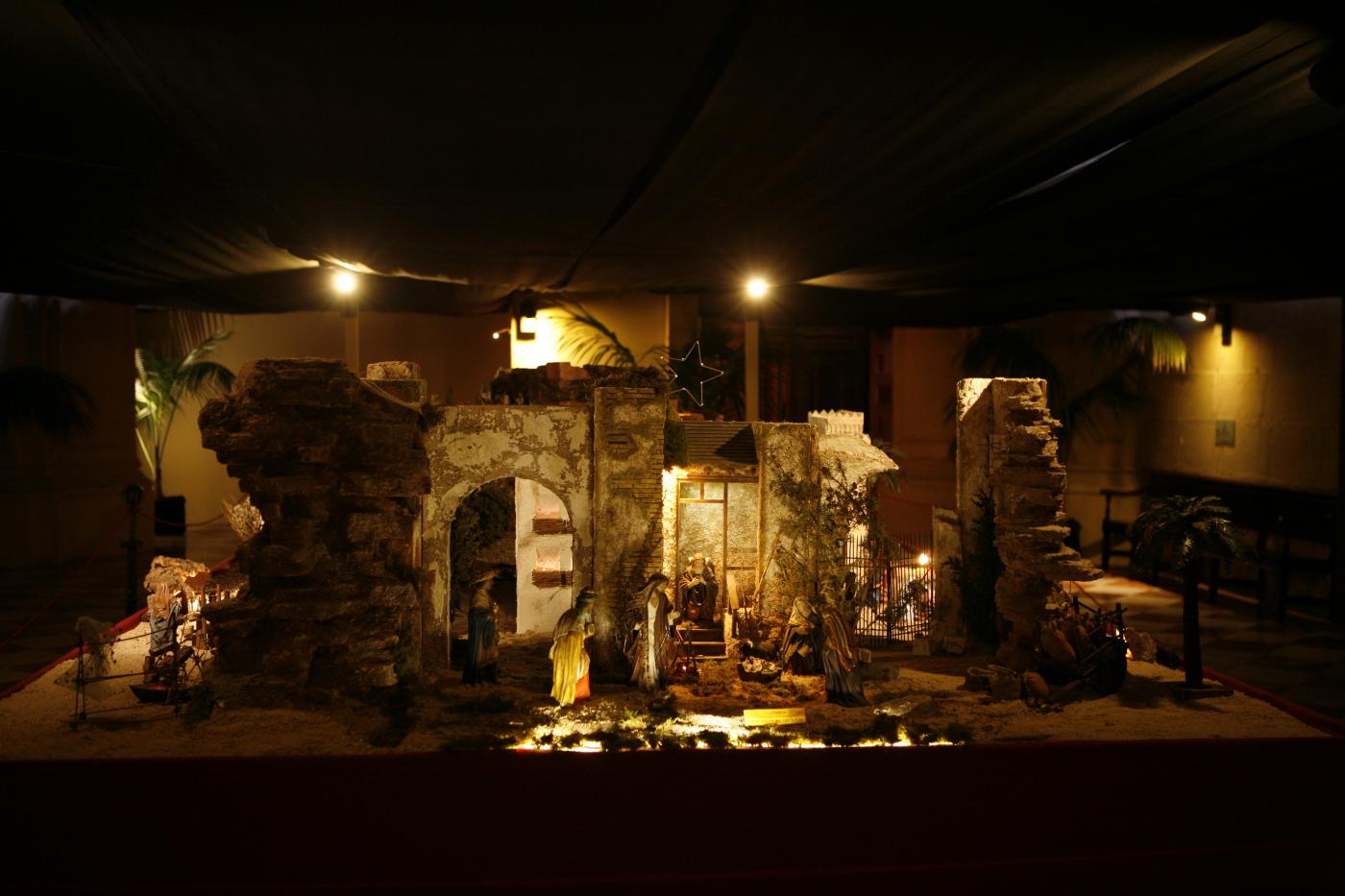 El belén de la Catedral se inspira en Málaga