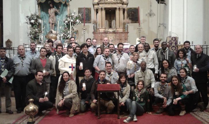 Antequera recibe la luz de la paz de Belén