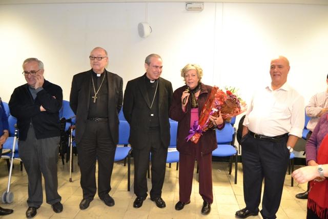 Momento del homenaje a Miguel Ángel Sánchez Doblas