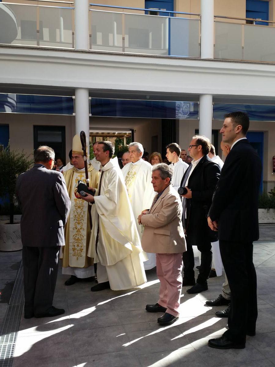 Bendición de las nuevas instalaciones de El Carmen de Fuengirola