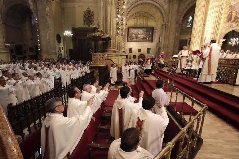 Misa crismal (Catedral-Málaga)