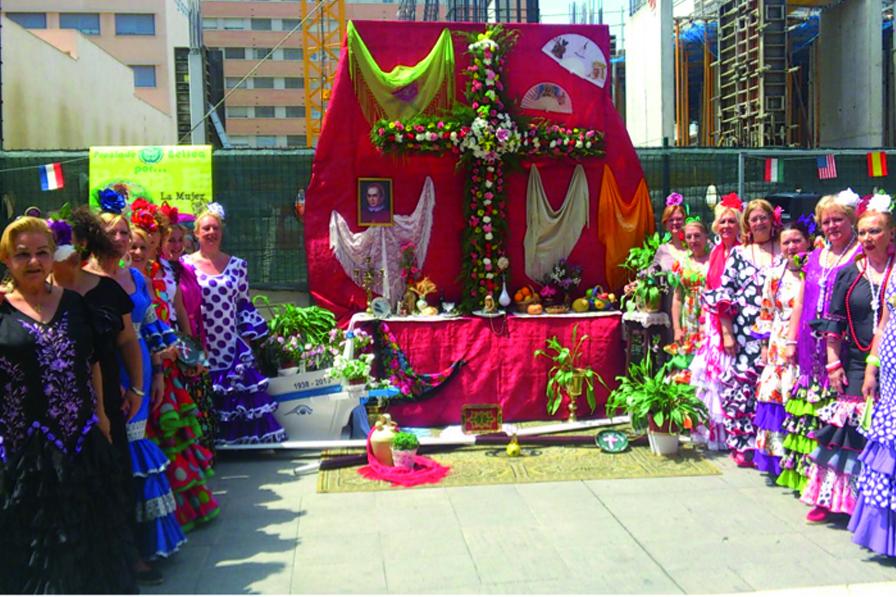 Los días 9 y 10 tiene lugar la Cruz de Mayo del barrio malagueño del Perchel