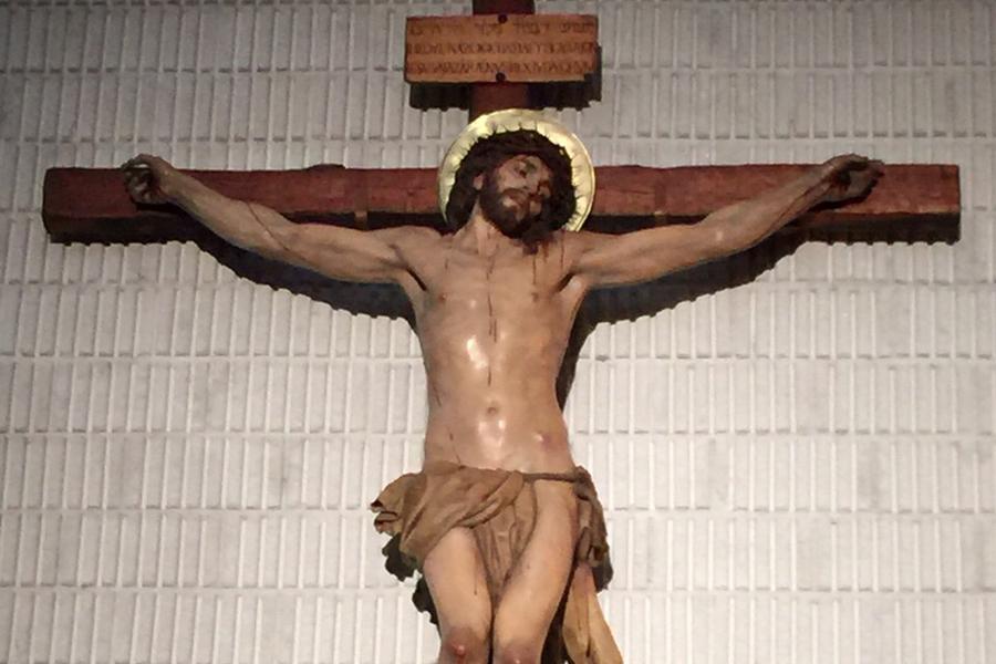 Bendición del Cristo de la Misericordia en San Miguel