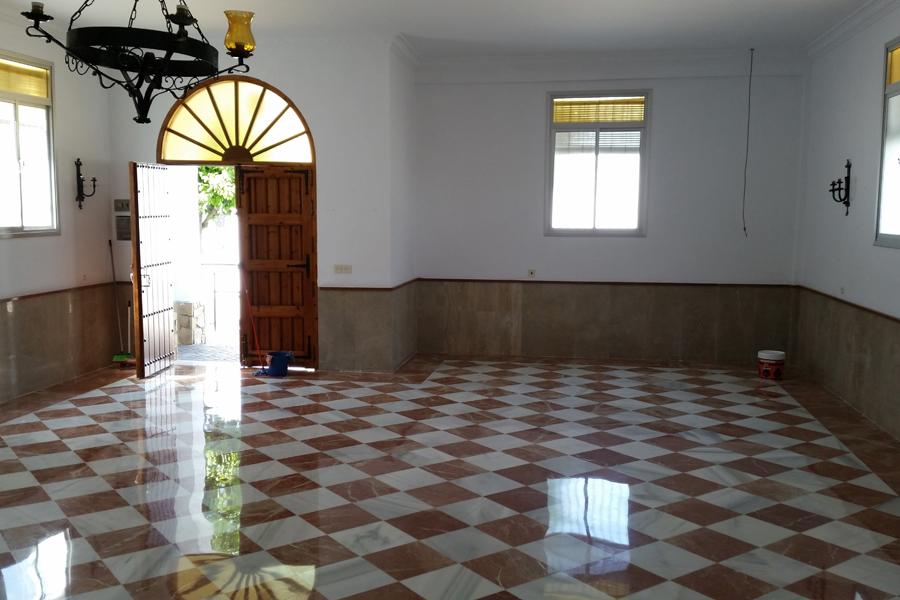 Nueva solería del templo de La Joya-Nogales