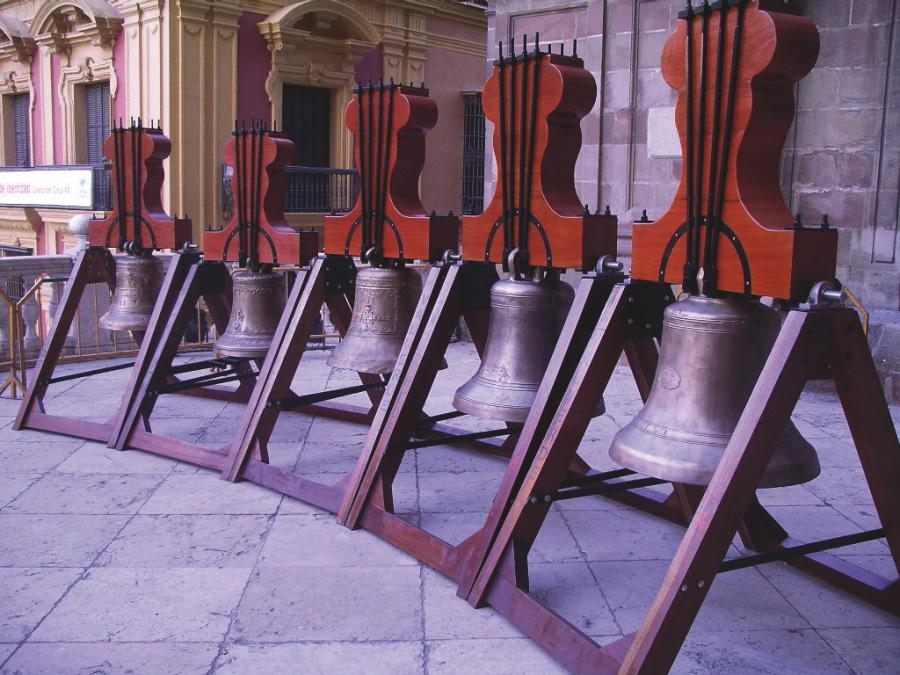 Las campanas de la Catedral se expusieron al público tras su restauración
