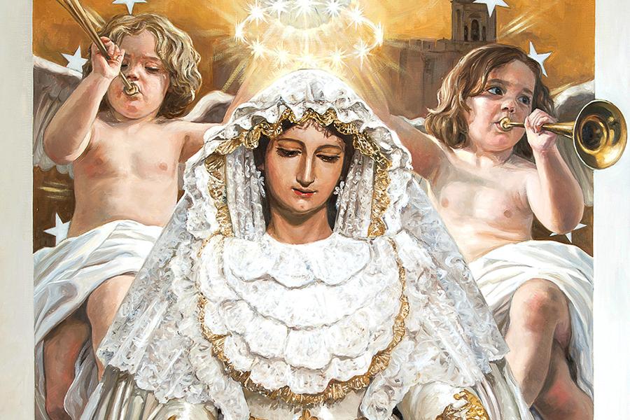 Exposición: "El ajuar y carteles para una coronación"