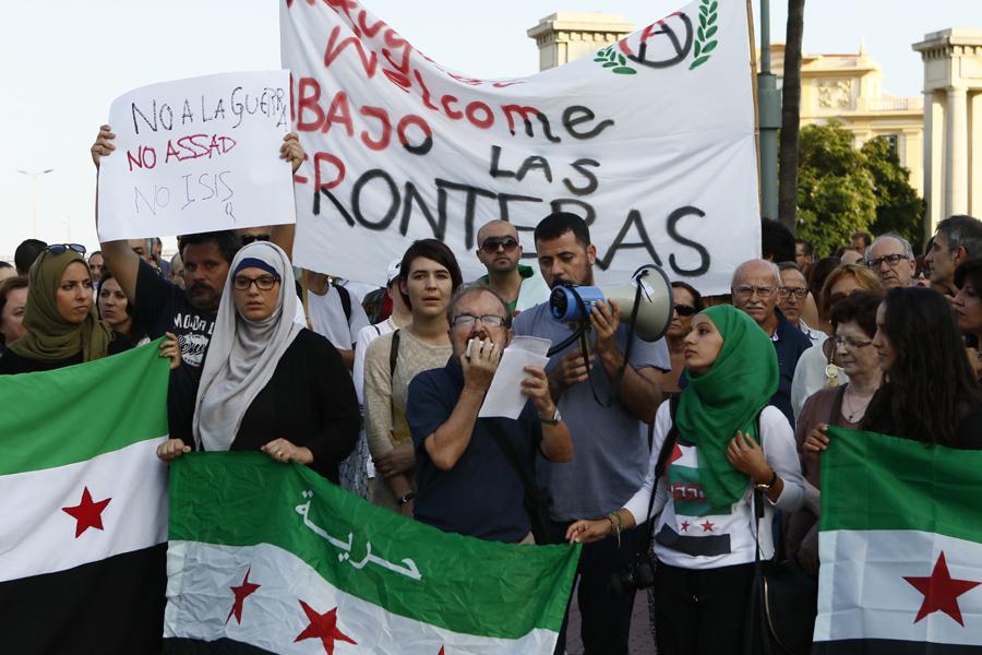 Concentración en la Plaza de la Marina de Málaga