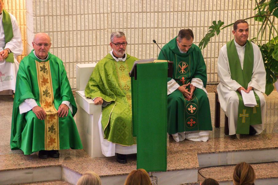 De izda. a dcha., Antonio Collado, José Ferrary, Fernando Castillo y John Freddy Echavarría