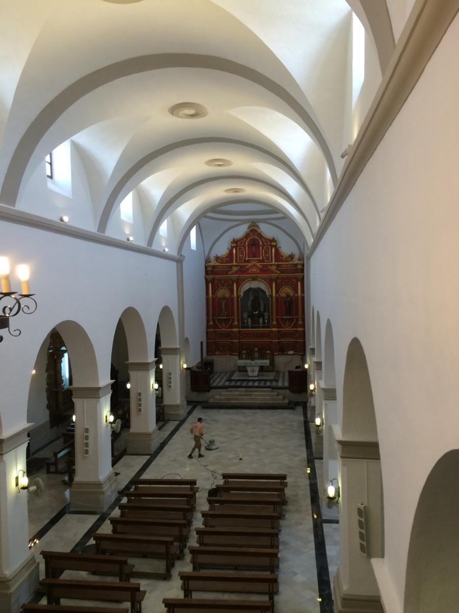 Restauración de la iglesia de Santiago, en Casarabonela
