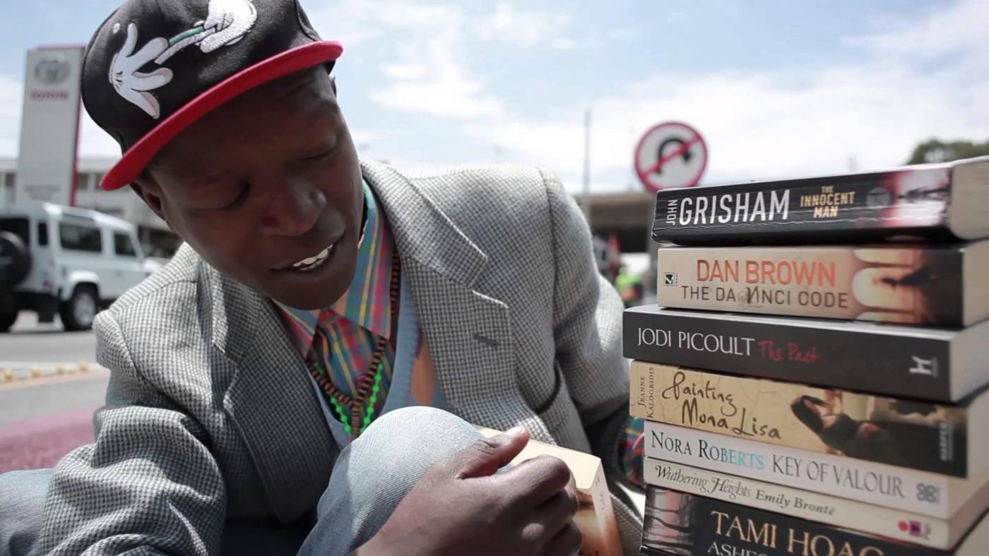 El librero callejero de Sud Africa