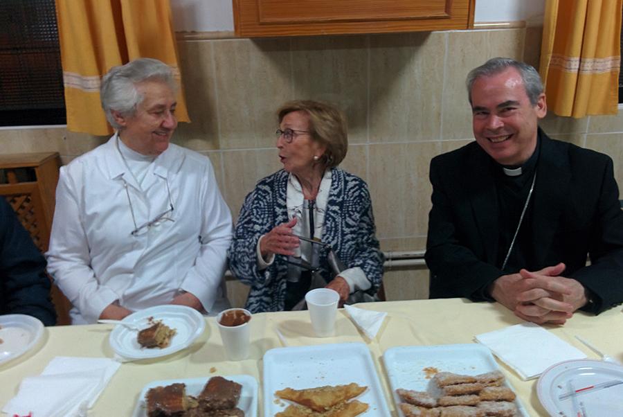 El obispo se acerca a las periferias