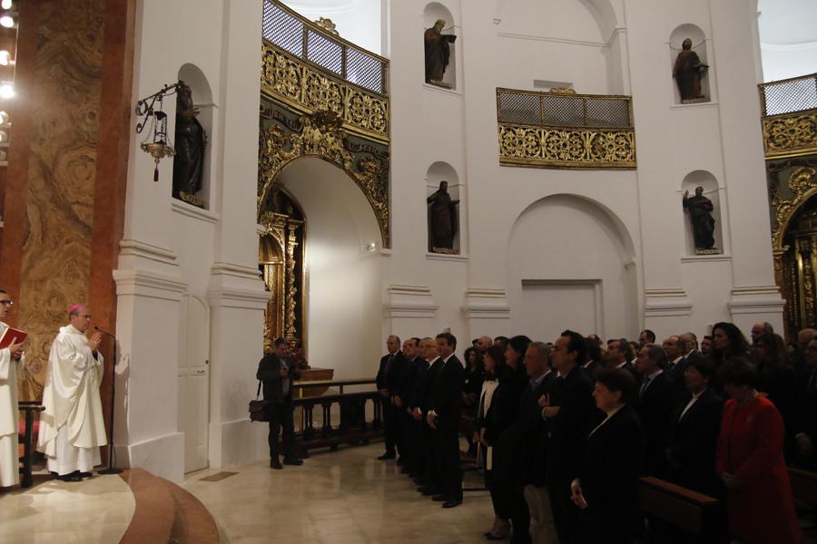 Eucaristía en la iglesia del Santo Cristo de la Salud con motivo de la restauración (Málaga)