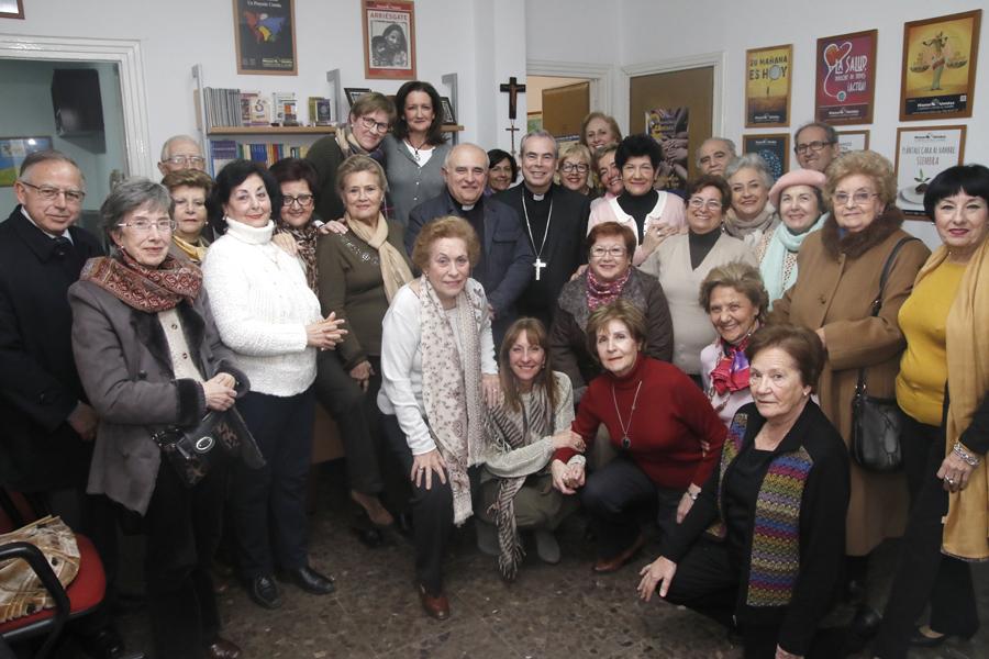 Manos Unidas Málaga recibe la visita del Sr. Obispo