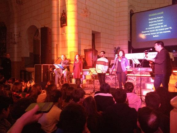 Concierto durante el encuentro