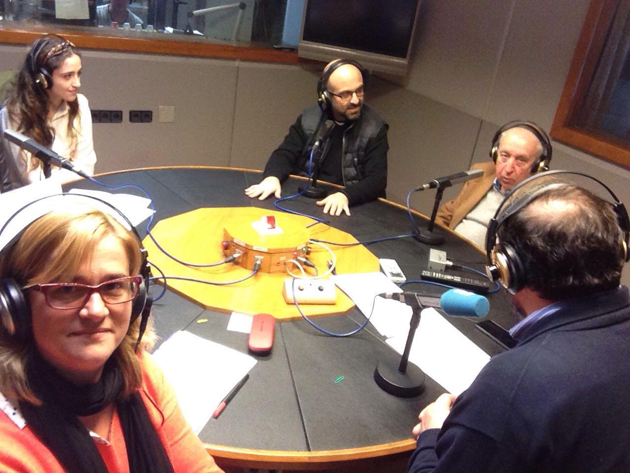 Estudio de COPE, durante el programa