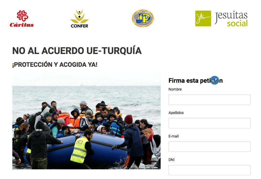 La Iglesia actúa ante la devolución de los refugiados