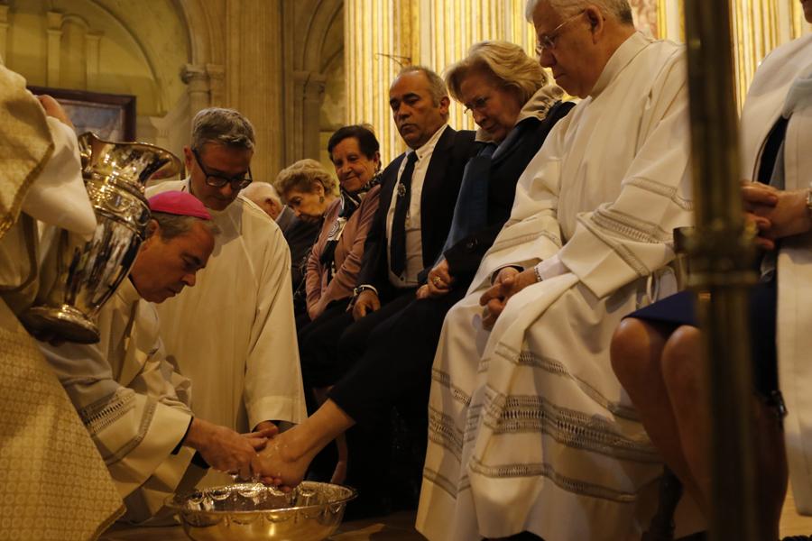 Misa “in Coena Domini”, en la Cena del Señor, en la Catedral de Málaga