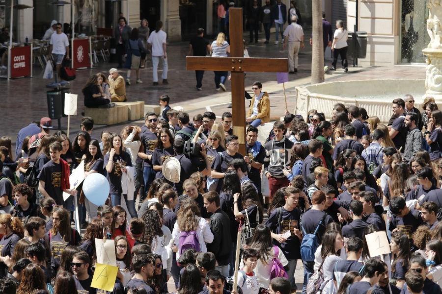 Encuentro Diocesano de Juventud en Málaga. AUTOR: S. FENOSA