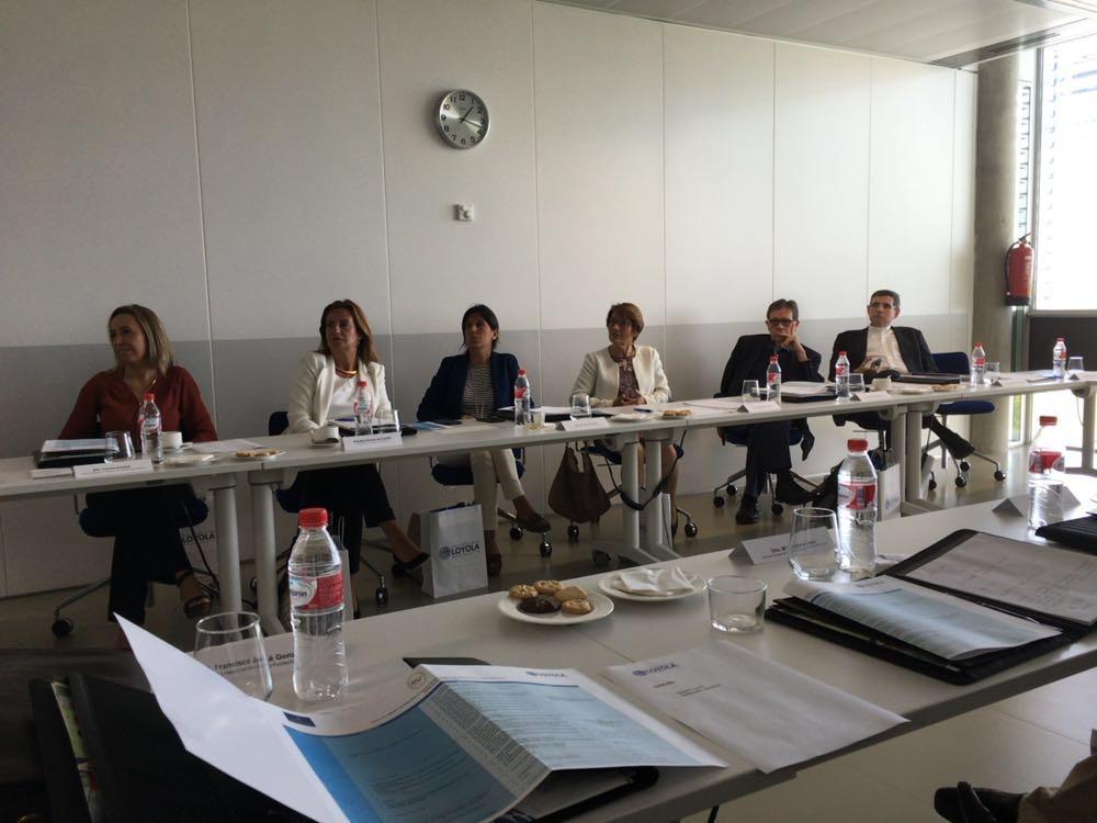 Momento de la visita a la Universidad Loyola Andalucía