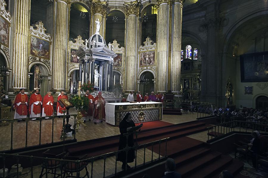 Celebración de Pentecostés en la Catedral de Málaga