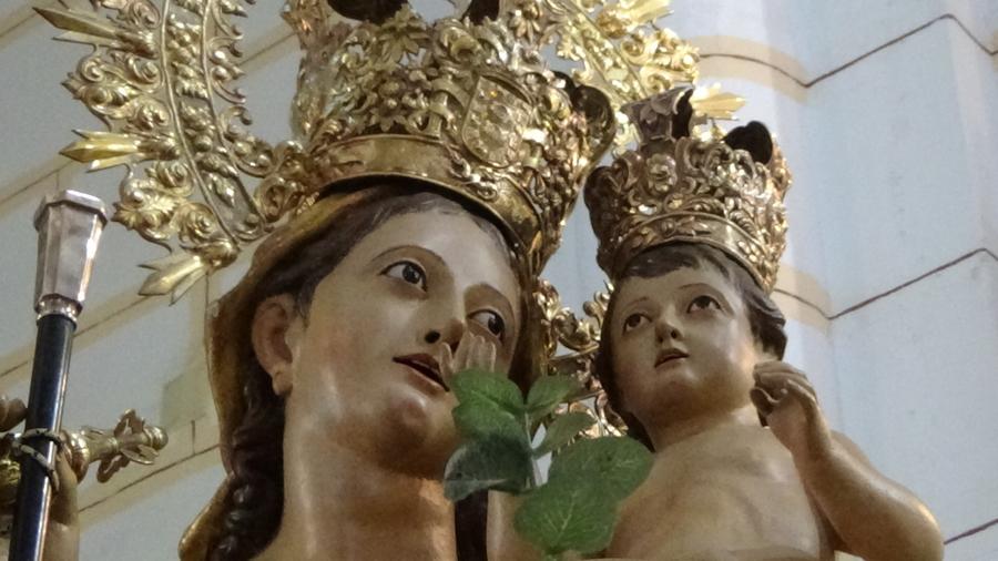 Traslado de la patrona de Melilla al Sagrado Corazón