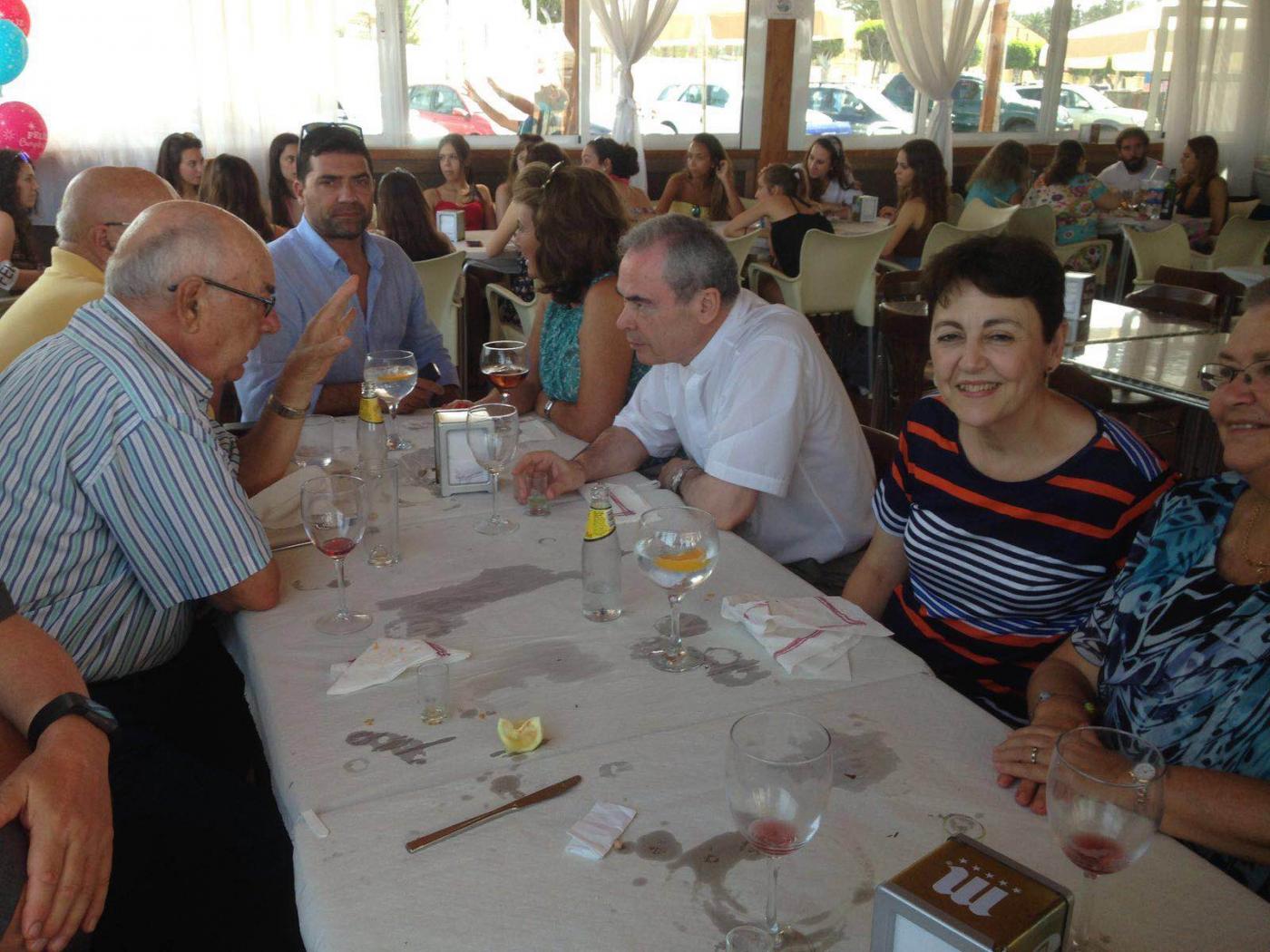 Comida con los responsables del albergue San Vicente de Paul 