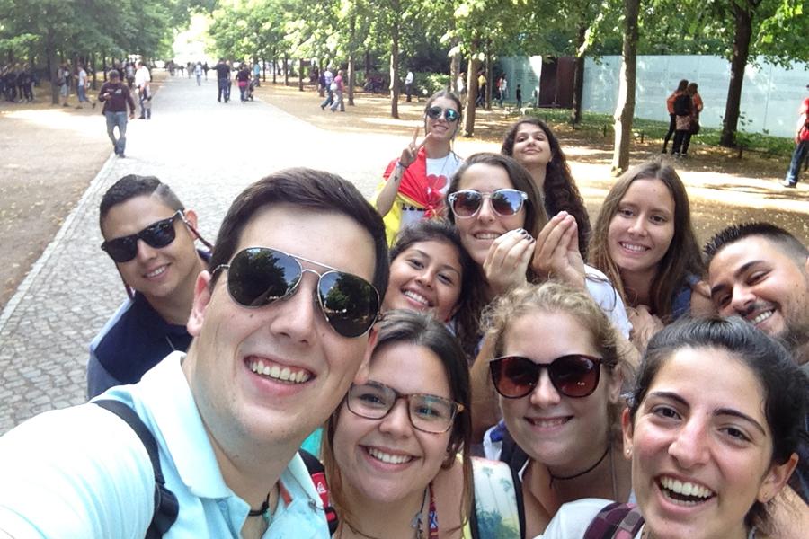 Jóvenes de la Diócesis de Málaga en Berlín, camino de la JMJ Cracovia 2016