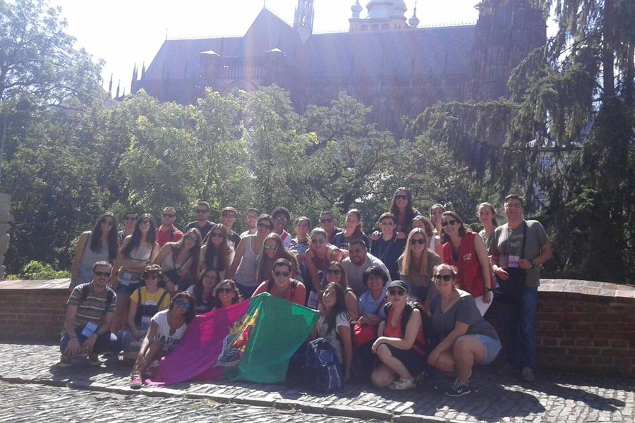 Jóvenes de la Diócesis de Málaga en Praga, camino de la JMJ Cracovia 2016