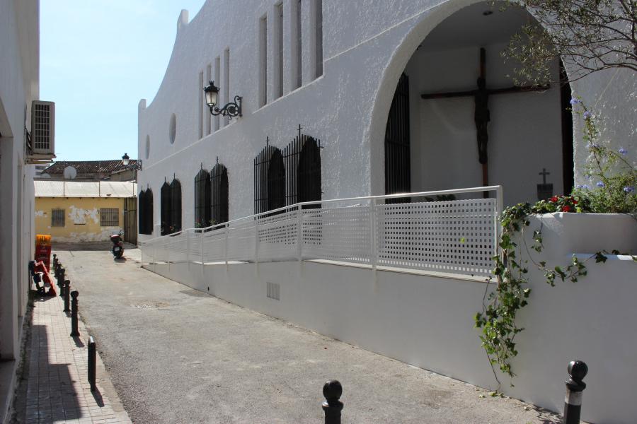 Fachada de la Iglesia del Buen Consejo de Torremolinos. FOTO: P. PASTOR