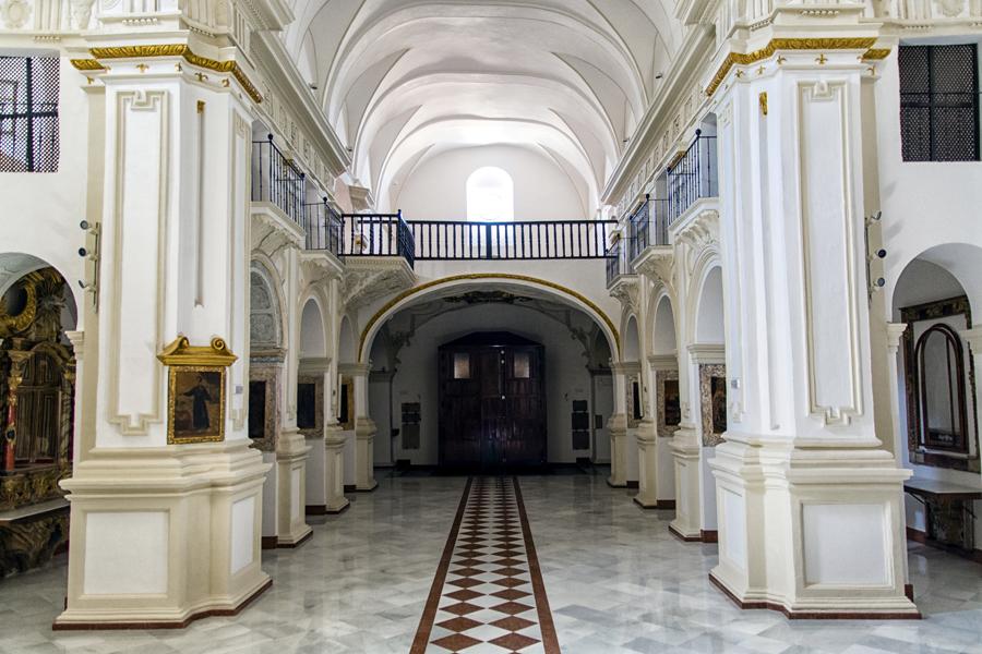 Vista interior del templo