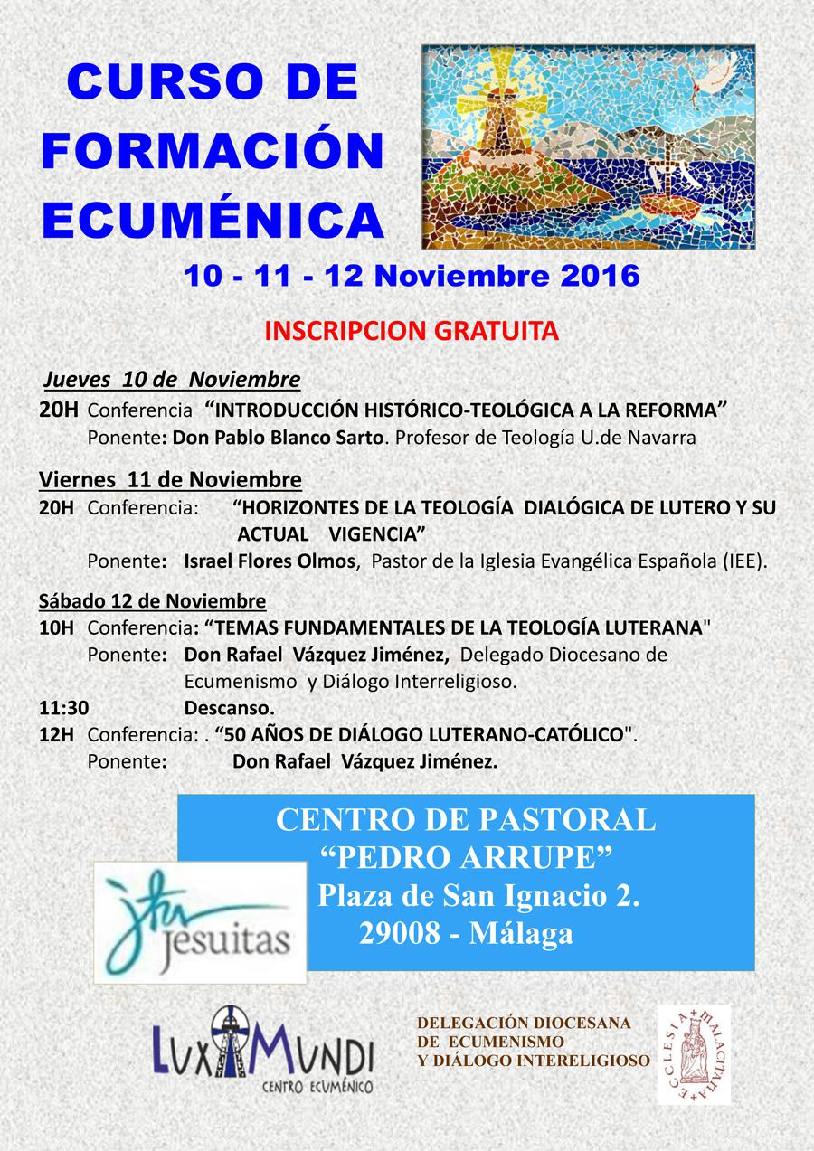 Curso ecuménico sobre los 500 años de la reforma de Lutero