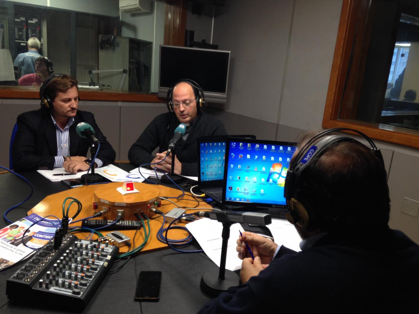 Eduardo Pastor y Guillermo Tejero en El Espejo de Cope Málaga