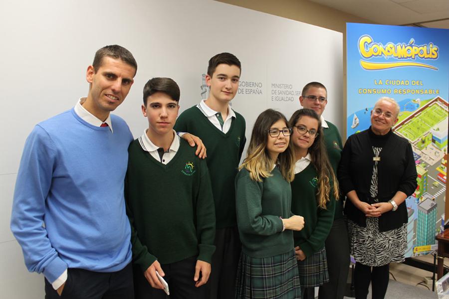 Alumnos del Colegio Padre Jacobo, Premio nacional Consumópolis