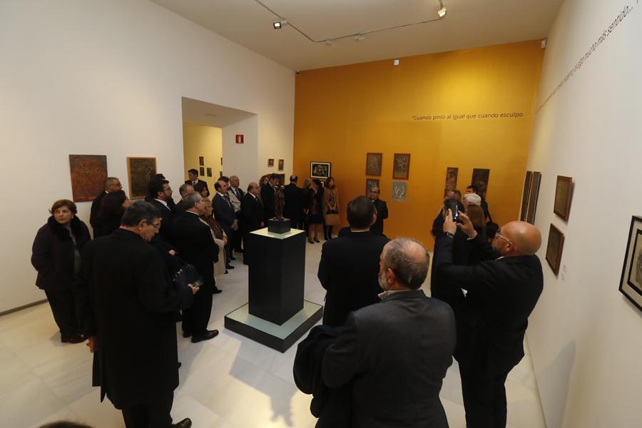 Inauguración de la exposición sobre Ortega Bru, en ArsMálaga