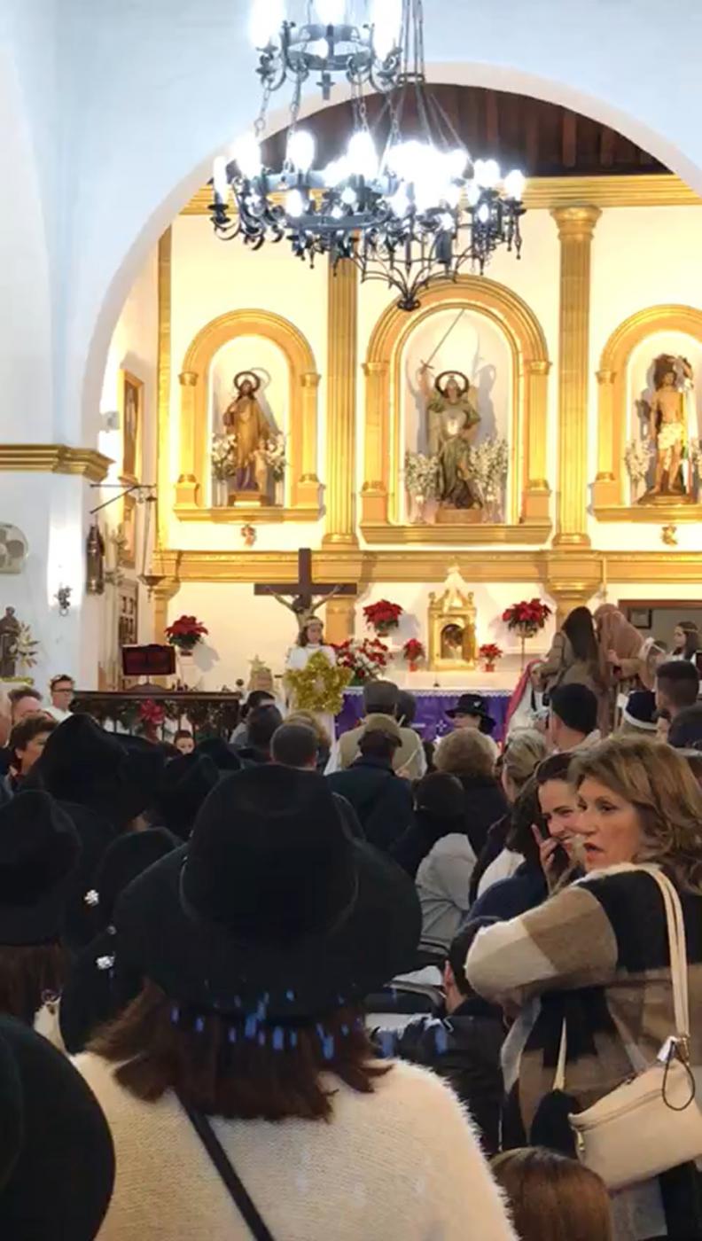 El Belén viviente de Guaro recibe la visita de varias pastorales