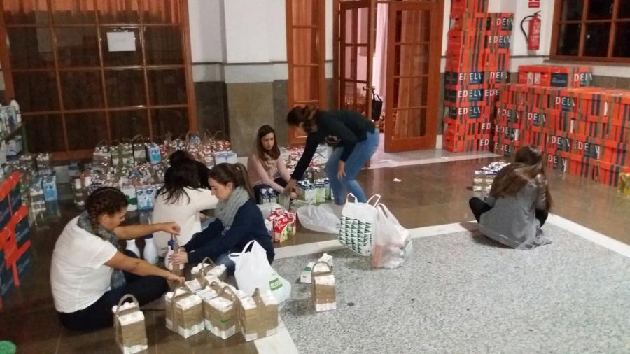 Maristas recauda 6.500 kilos de alimentos y 21.000 euros